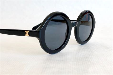 chanel oval sunglasses vintage